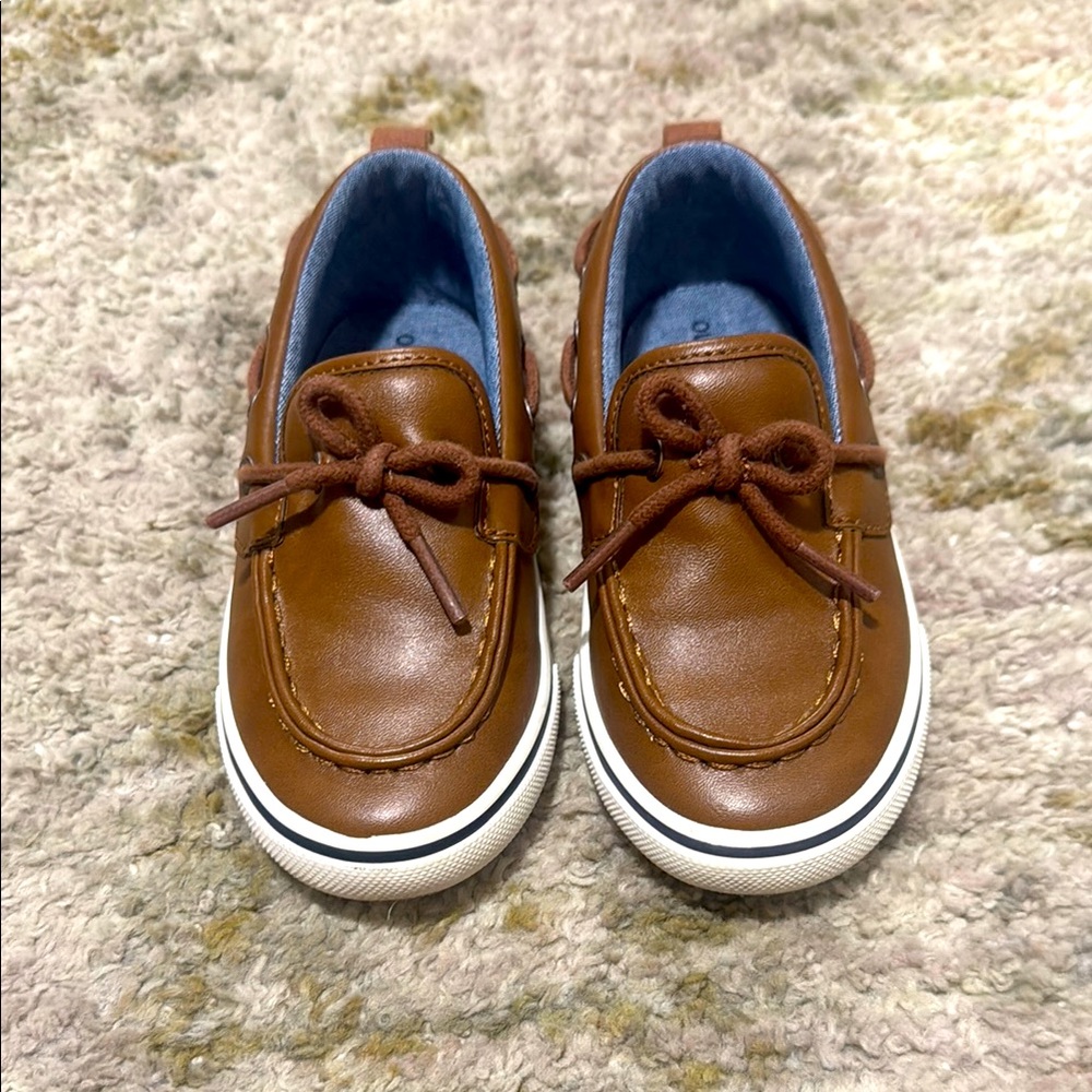 Old Navy Toddler Boy Brown Slip-On Boat Shoes 9